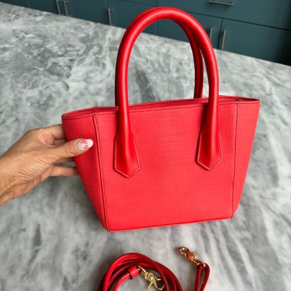 Dagne Dover mini tote with card case - REAL LEATHER - Picture 4 of 5